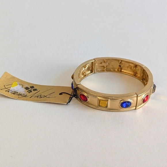 Patricia Nash Jewelry - Patricia Nash Renaissance Egyptian Gold Tone Multi Gemstone Enamel Bracelet